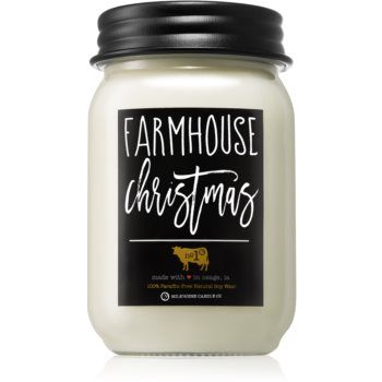 Milkhouse Candle Co. Farmhouse Christmas lumânare parfumată Mason Jar