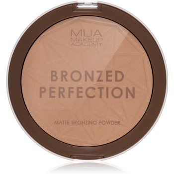 MUA Makeup Academy Bronzed autobronzant cu efect matifiant ieftin