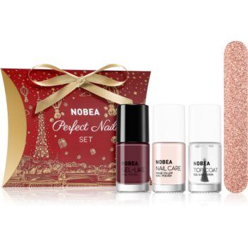 NOBEA Festive Perfect Nails Set set de lacuri de unghii