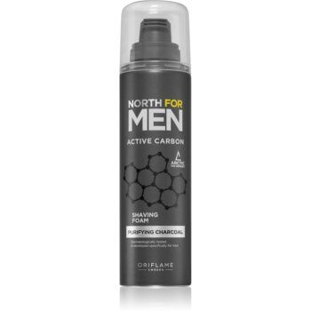 Oriflame North for Men Active Carbon spumă pentru bărbierit