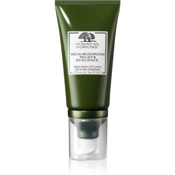 Origins Dr. Andrew Weil for Origins™ Mega-Mushroom Relief & Resilience Hydra Burst Gel Lotion cremă-gel hidratant cu efect de strălucire