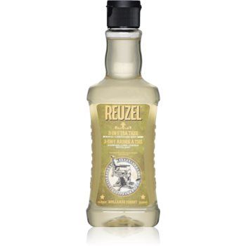 Reuzel Tea Tree șampon, balsam și gel de duș 3 în 1 pentru barbati