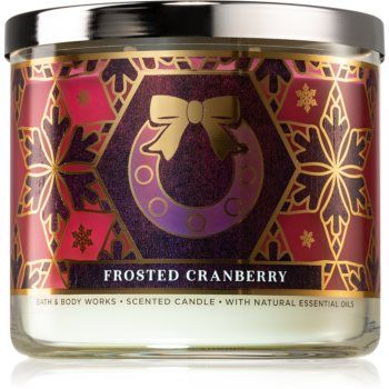 Bath & Body Works Frosted Cranberry lumânare parfumată II.