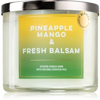 Bath & Body Works Pineapple Mango & Fresh Balsam lumânare parfumată