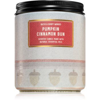 Bath & Body Works Pumpkin Cinnamon Bun lumânare parfumată I.