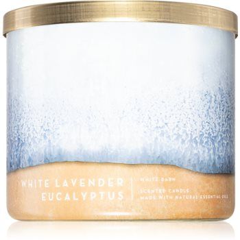 Bath & Body Works White Lavender Eucalyptus lumânare parfumată