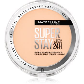 MAYBELLINE NEW YORK SuperStay 24H Hybrid Powder-Foundation pudra compacta pentru un aspect mat