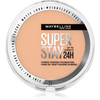 Maybelline SuperStay 24H Hybrid Powder-Foundation pudra compacta pentru un aspect mat