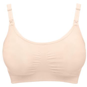 Medela Nursing & Pumping Bra Beige sutien pentru maternitate și alăptare 3 in 1