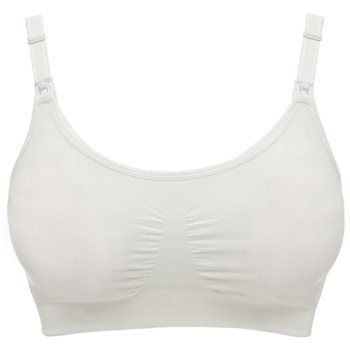 Medela Nursing & Pumping Bra White sutien pentru maternitate și alăptare 3 in 1