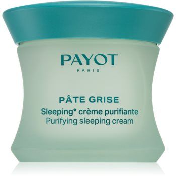 Payot Pâte Grise Sleeping Crème Purifiante crema de noapte pentru curatare si regenerativa pentru ten gras și mixt