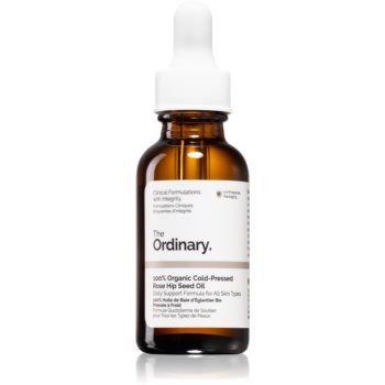 The Ordinary 100% Organic Cold-Pressed Rose Hip Seed Oil ulei de macese pentru hidratare si fermitate