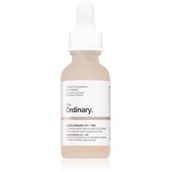 The Ordinary Alpha Arbutin 2% + HA ser facial cu efect iluminator cu acid hialuronic The Ordinary Alpha Arbutin 2% + HA ser facial cu efect iluminator cu acid hialuronic