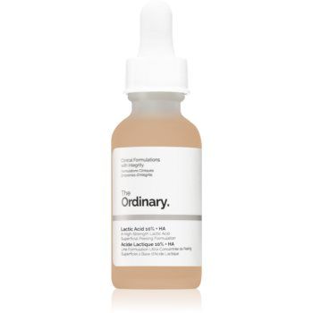 The Ordinary Lactic Acid 10% + HA ser exfoliant de netezire