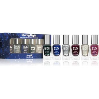 Barry M Gelly Hi Shine Starry Night set de lacuri de unghii de firma original