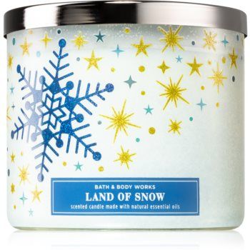 Bath & Body Works Land Of Snow lumânare parfumată