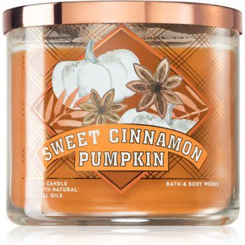 Bath & Body Works Sweet Cinnamon Pumpkin lumânare parfumată