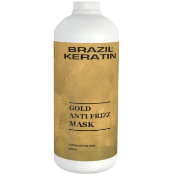 Brazil Keratin Gold Anti Frizz Mask masca pentru regenerarea keratinei pentru par deteriorat