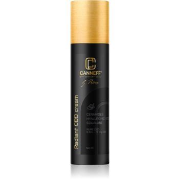 Canneff by Petra Radiant CBD cream crema ce ofera luminozitate si hidratare cu CBD