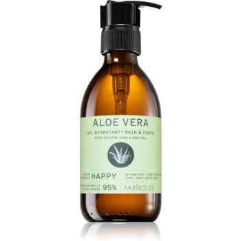 FARIBOLES Green Aloe Vera Happy gel hidratant pentru maini si corp ieftin