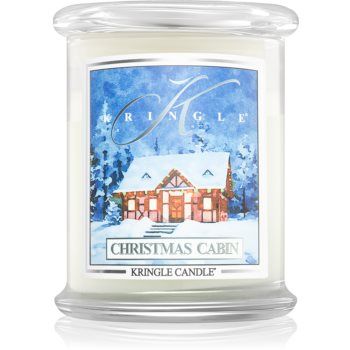 Kringle Candle Christmas Cabin lumânare parfumată