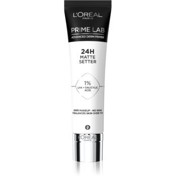 L’Oréal Paris Prime Lab 24H Matte Setter bază de machiaj matifiantă, sub fondul de ten