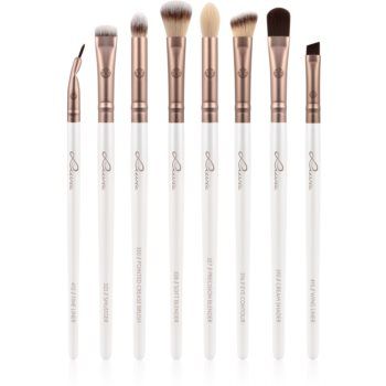 Luvia Cosmetics Prime Vegan All Eye Want set perii machiaj Pearl White / Metallic Coffee Brown(pentru ochi) de firma original