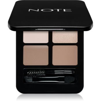 Note Cosmetique Total Look Brow Kit creion pentru sprâncene, cu perie