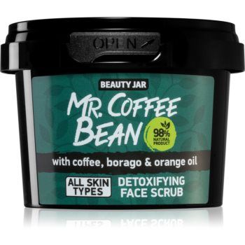 Beauty Jar Mr. Coffee Bean demachiant cu efect de peenling