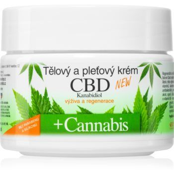 Bione Cosmetics Cannabis CBD Cremă nutritivă pentru față și corp cu CBD ieftina