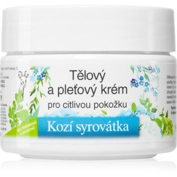 Bione Cosmetics Kozí Syrovátka Cremă nutritivă pentru față și corp pentru piele sensibila