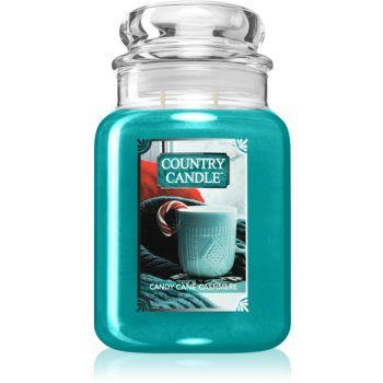 Country Candle Candy Cane Cashmere lumânare parfumată