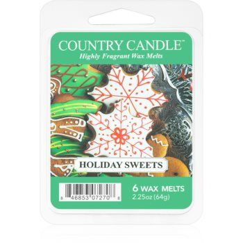 Country Candle Holiday Sweets ceară pentru aromatizator Country Candle Holiday Sweets ceară pentru aromatizator