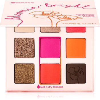 essence Bloomin' Bright paletă cu farduri de ochi