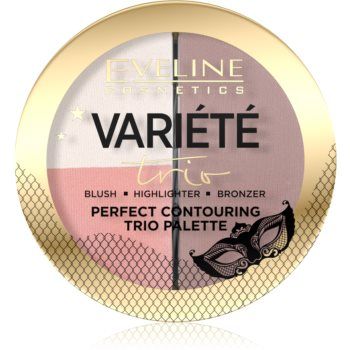 Eveline Cosmetics Variété Trio Patela pentru conturul fetei 3 in 1 ieftin