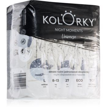 Kolorky Night Moments scutece ECO de unică folosință pentru ingrijire de noapte si protectie