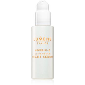 Lumene Nordic-C [VALO] Glow Renew ser de noapte pentru strălucirea și netezirea pielii