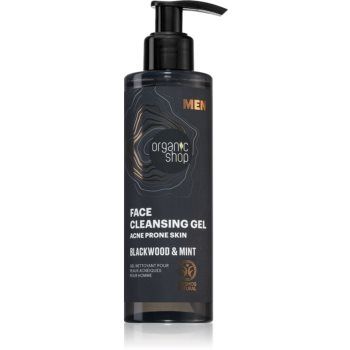 Organic Shop Men Blackwood & Mint gel de curățare pentru barbati