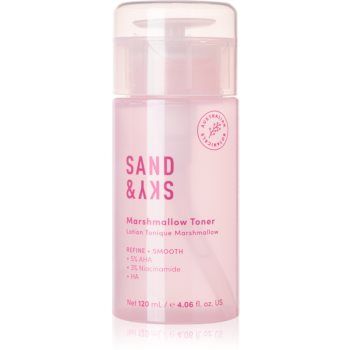 Sand & Sky The Essentials Marshmallow Toner tonic exfoliant delicat pentru definirea pielii