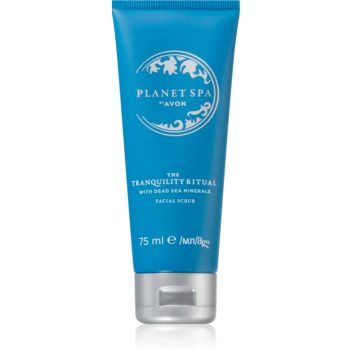 Avon Planet Spa The Tranquility Ritual exfoliant facial cu minerale din Marea Moartă