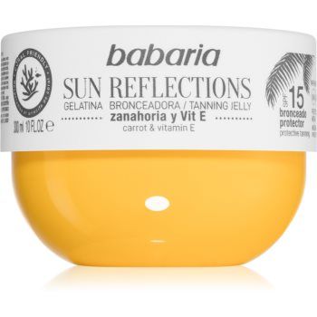 Babaria Tanning Jelly Sun Reflections gel protector SPF 15 ieftina