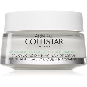 Collistar Attivi Puri Salicylic Acid + Niacinamide crema calmanta cu acid salicilic