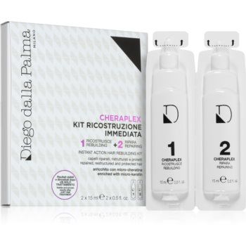 Diego dalla Palma Cheraplex Instant Action Hair Rebuilding Kit tratament bifazic pentru păr