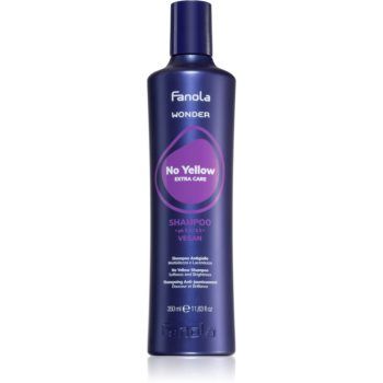 Fanola Wonder No Yellow Extra Care Shampoo șampon pentru neutralizarea tonurilor de galben