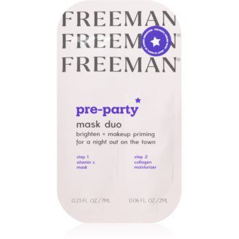 Freeman Pre-Party masca pentru albirea tenului duo