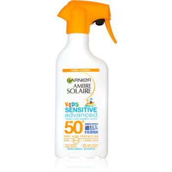 Garnier Ambre Solaire Sensitive Advanced spray protector pentru copii SPF 50+ de firma originala