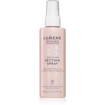 Lumene Invisible Illumination Dewy Glow spray pentru fixare și strălucire