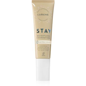 Lumene Stay Weightless machiaj lichid cu un finisaj mat SPF 30