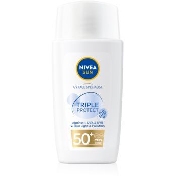 Nivea Sun Triple Protect crema hidratanta usoara plaja