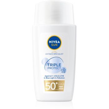 Nivea Sun Triple Protect crema hidratanta usoara plaja la reducere